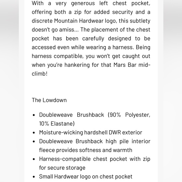 Like New Mountain Hardwear Men’s Keele Pullover Jacket Size XXL Retail $215.00 - Picture 14 of 14